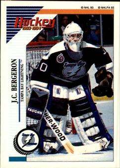 1993-94 Panini Hockey Stickers #220 Jean-Claude Bergeron Front