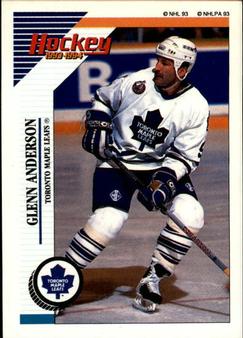 1993-94 Panini Hockey Stickers #225 Glenn Anderson Front