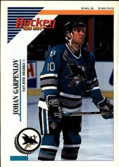 1993-94 Panini Hockey Stickers #257 Johan Garpenlov Front