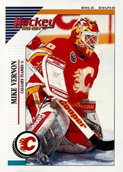 1993-94 Panini Hockey Stickers #188 Mike Vernon Front
