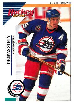 1993-94 Panini Hockey Stickers #191 Thomas Steen Front