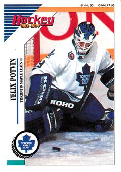 1993-94 Panini Hockey Stickers #232 Felix Potvin Front