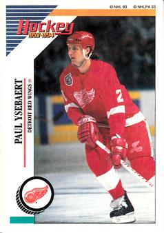 1993-94 Panini Hockey Stickers #248 Paul Ysebaert Front