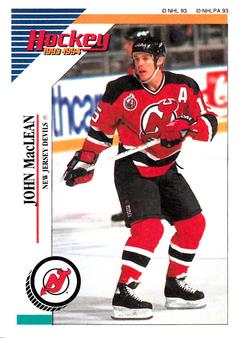 1993-94 Panini Hockey Stickers #40 John MacLean Front