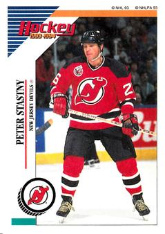 1993-94 Panini Hockey Stickers #41 Peter Stastny Front