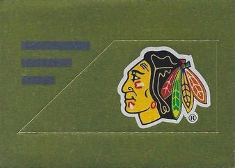 1994-95 Panini Hockey Stickers #130 Chicago Blackhawks Logo Front