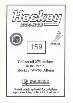 1994-95 Panini Hockey Stickers #159 Theoren Fleury Back