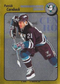 1994-95 Panini Hockey Stickers #N Patrik Carnback Front