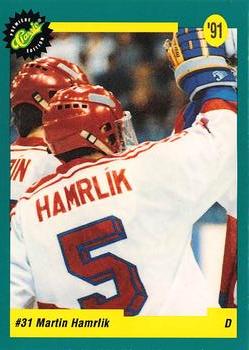 1991 Classic Draft Picks French #27 Martin Hamrlik Front