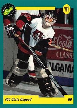 1991 Classic Draft Picks French #43 Chris Osgood Front