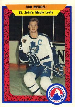 1991-92 ProCards AHL/IHL/CoHL #335 Rob Mendel Front