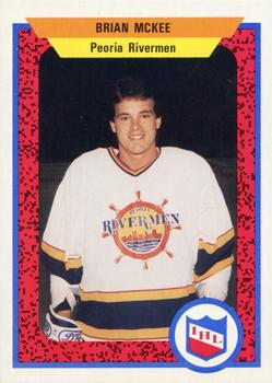 1991-92 ProCards AHL/IHL/CoHL #40 Brian McKee Front