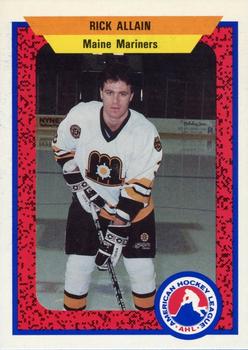 1991-92 ProCards AHL/IHL/CoHL #51 Rick Allain Front