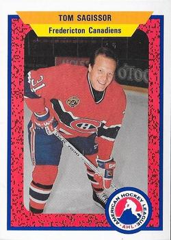1991-92 ProCards AHL/IHL/CoHL #81 Tom Sagissor Front