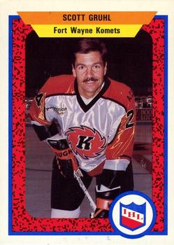 1991-92 ProCards AHL/IHL/CoHL #254 Scott Gruhl Front
