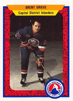 1991-92 ProCards AHL/IHL/CoHL #453 Brent Grieve Front