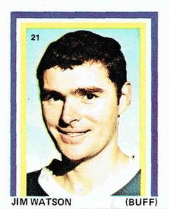 1971-72 Eddie Sargent NHL Players Stickers #21 Jim Watson Front