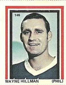1971-72 Eddie Sargent NHL Players Stickers #146 Wayne Hillman Front
