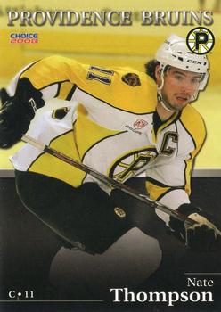 2007-08 Choice Providence Bruins (AHL) #22 Nate Thompson Front