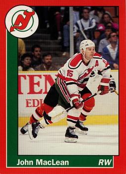 1990-91 Carretta New Jersey Devils #17 John MacLean Front