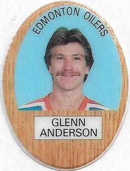 1983-84 Funmate NHL Puffy Stickers #NNO Glenn Anderson Front