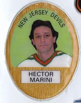 1983-84 Funmate NHL Puffy Stickers #NNO Hector Marini Front