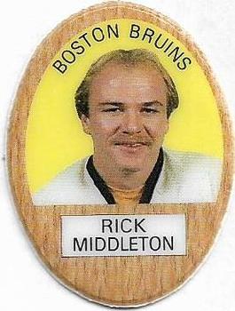 1983-84 Funmate NHL Puffy Stickers #NNO Rick Middleton Front