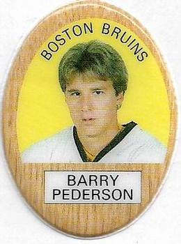 1983-84 Funmate NHL Puffy Stickers #NNO Barry Pederson Front