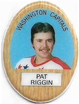 1983-84 Funmate NHL Puffy Stickers #NNO Pat Riggin Front