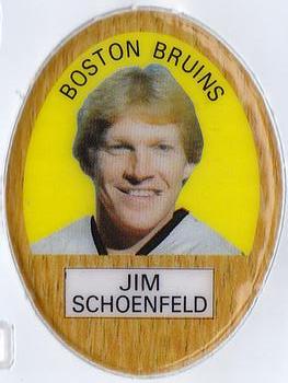 1983-84 Funmate NHL Puffy Stickers #NNO Jim Schoenfeld Front