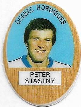 1983-84 Funmate NHL Puffy Stickers #NNO Peter Stastny Front