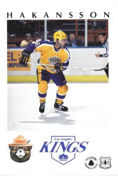 1984-85 Los Angeles Kings Smokey #7 Anders Hakansson Front