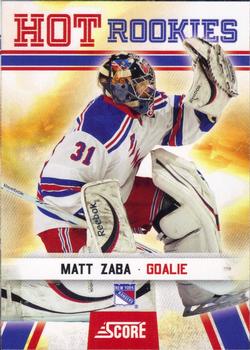 2010-11 Score #518 Matt Zaba  Front