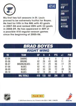 2010-11 Score - Glossy #414 Brad Boyes  Back