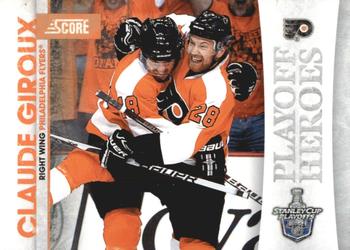 2010-11 Score - Playoff Heroes #14 Claude Giroux Front