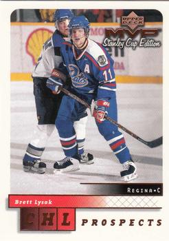 1999-00 Upper Deck MVP Stanley Cup Edition #204 Brett Lysak Front