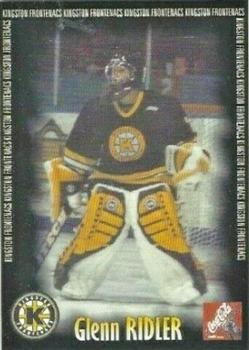 2000-01 Kingston Frontenacs (OHL) #15 Glenn Ridler Front