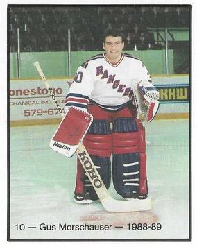 1988-89 Kitchener Rangers (OHL) Police #10 Gus Morschauser Front