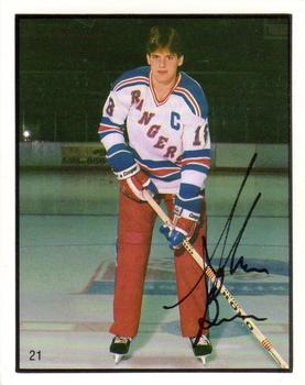 1985-86 Kitchener Rangers (OHL) Police #21 Shawn Burr Front