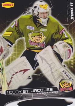 2010-11 Extreme Brampton Battalion (OHL) #2 Cody St. Jacques Front