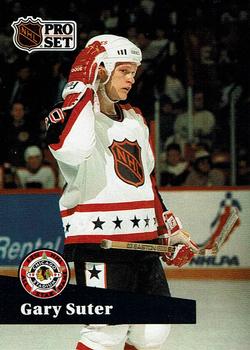 1991-92 Pro Set French #276 Gary Suter Front