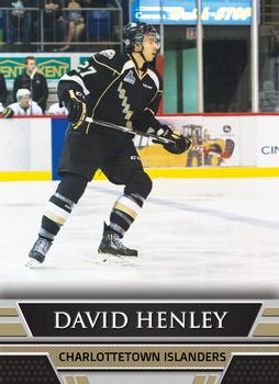 2014-15 Charlottetown Islanders (QMJHL) #17 David Henley Front