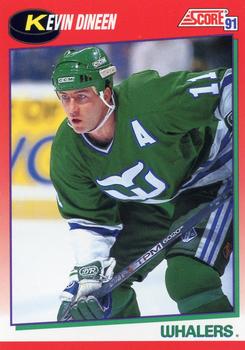 1991-92 Score Canadian English #118 Kevin Dineen Front