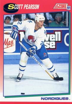 1991-92 Score Canadian English #138 Scott Pearson Front