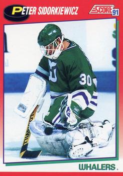 1991-92 Score Canadian English #203 Peter Sidorkiewicz Front