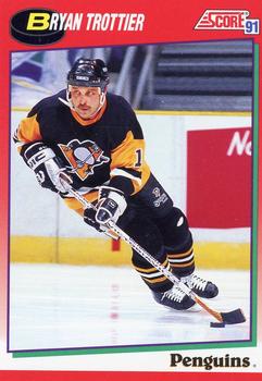 1991-92 Score Canadian English #229 Bryan Trottier Front