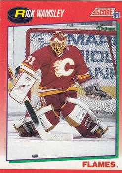 1991-92 Score Canadian English #232 Rick Wamsley Front