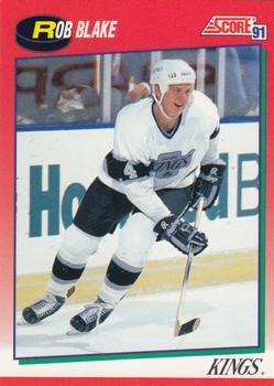 1991-92 Score Canadian English #27 Rob Blake Front