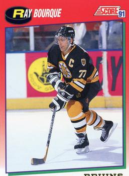 1991-92 Score Canadian English #50 Ray Bourque Front