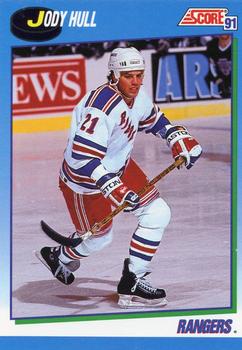 1991-92 Score Canadian English #524 Jody Hull Front
